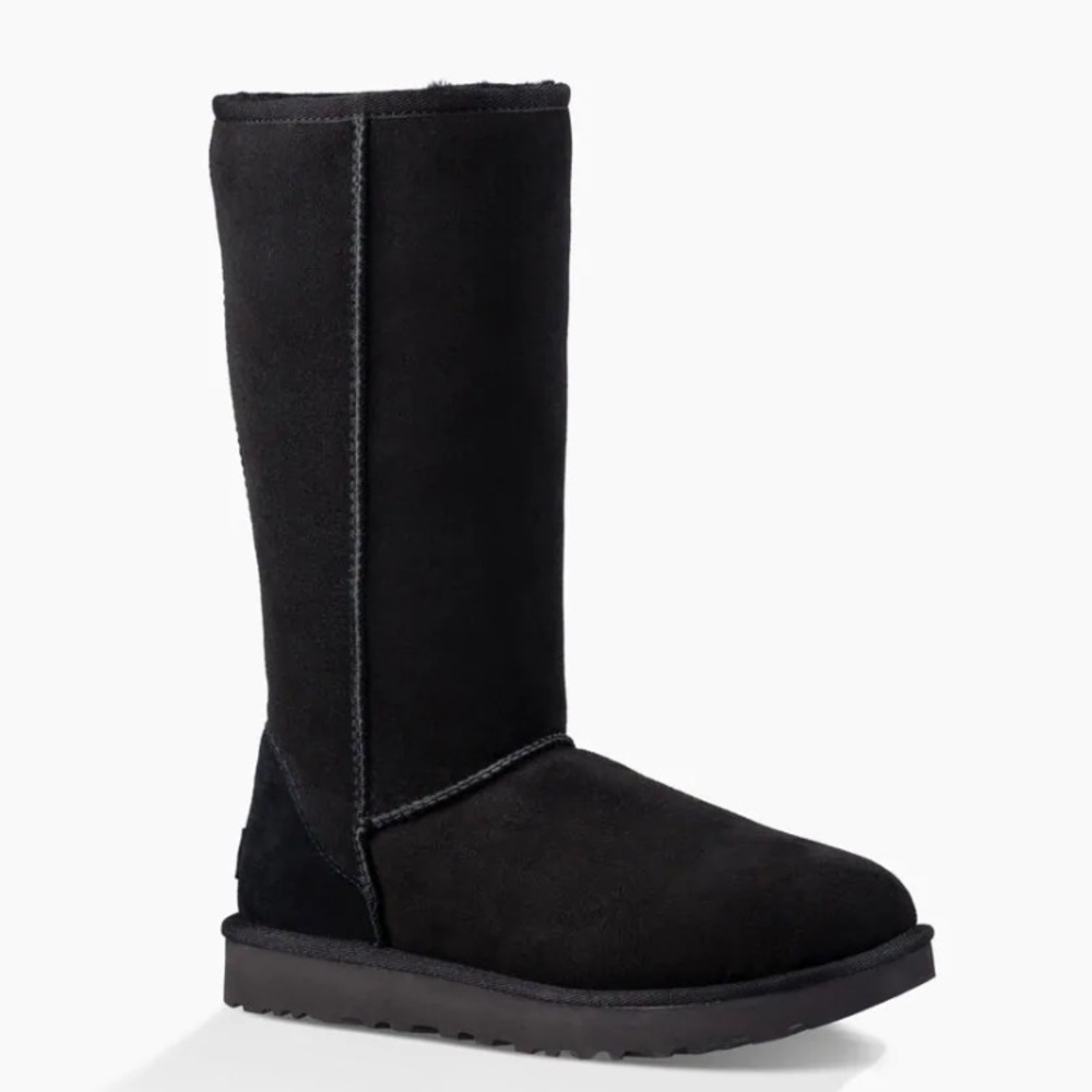 tall black ugg boots